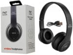 P47 Wireless Headphones | Bluetooth Foldable Headset with Microphone Support FM Radio TF for PC TV Smart Phones & Tablets - Image 4