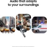 Samsung Galaxy Buds 3 Pro | BLACK | ANC Wireless Bluetooth Earbuds with Adaptive AI & Immersive Sound - Clone270 - Image 7