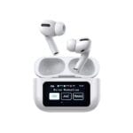 White A9 Pro ANC AirPods with Screen - Image 2