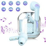 Air 31 Earbuds Wireless | Crystal Transparent Bluetooth 5.3 | LED Digital Display Airpods - Image 3