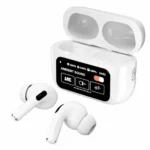 White A9 Pro ANC AirPods with Screen - Image 4