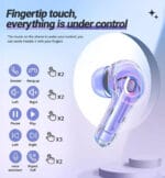 Air 39 Transparent Bluetooth Earbuds | High-Quality Sound, Super Bass, ENC Technology, HD Calling, Bluetooth 5.3 - Image 6