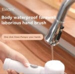 5 in1 Rechargeable Magic Brush | Car Waxing Handheld Scrubber | 360 Degree Rotate with 3 Replaceable Multipurpose Brush | Heads Kitchen Dishwashing Sponge Electric Cleaning BrushLow - Image 7