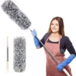 Extendable Microfiber Duster with Long Telescopic Handle | Long Reach, Bendable Head, Washable Fan & Ceiling Cleaner - Image 7