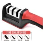 3-in-1 Knife Sharpener Set with Ceramic Peeler | 3-Stage Blade Sharpener & Non-Slip Handle - Image 4