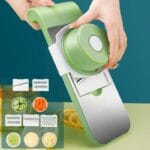Multifunctional 5-Blade Vegetable Cutter & Grater | Random Colors - Image 5